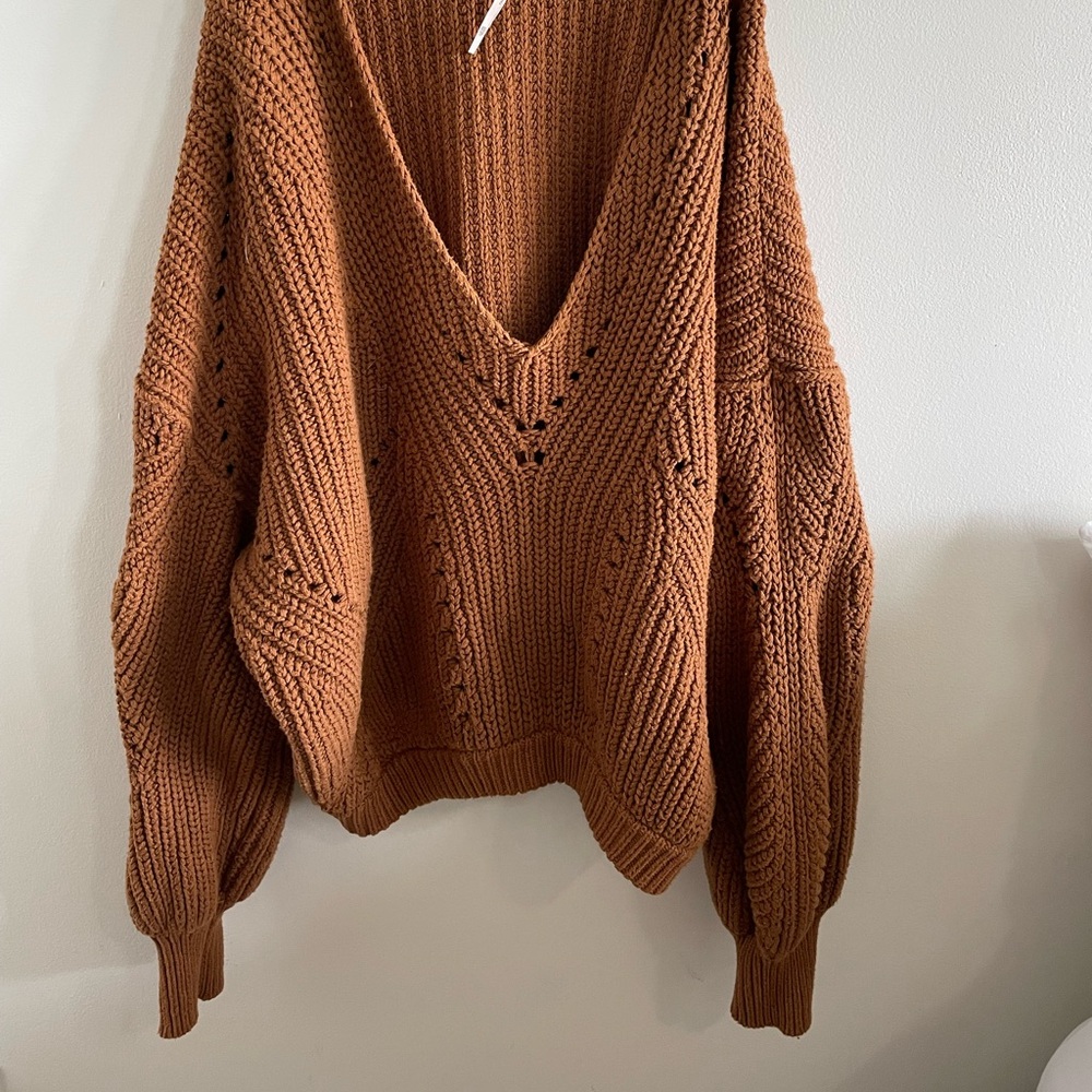 Slouchy Free people sweater